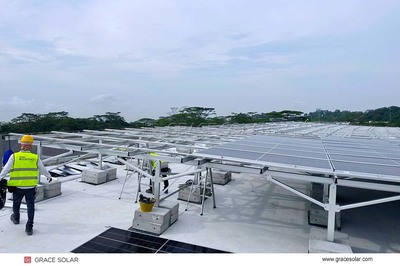 行业标杆| 国瑞能打造新加坡首个高建筑平屋顶光伏电站样板工程